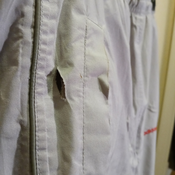 Vintage 80's Adidas Windbreaker Jacket and Pants Medium Red Silver Used. - Picture 10 of 15